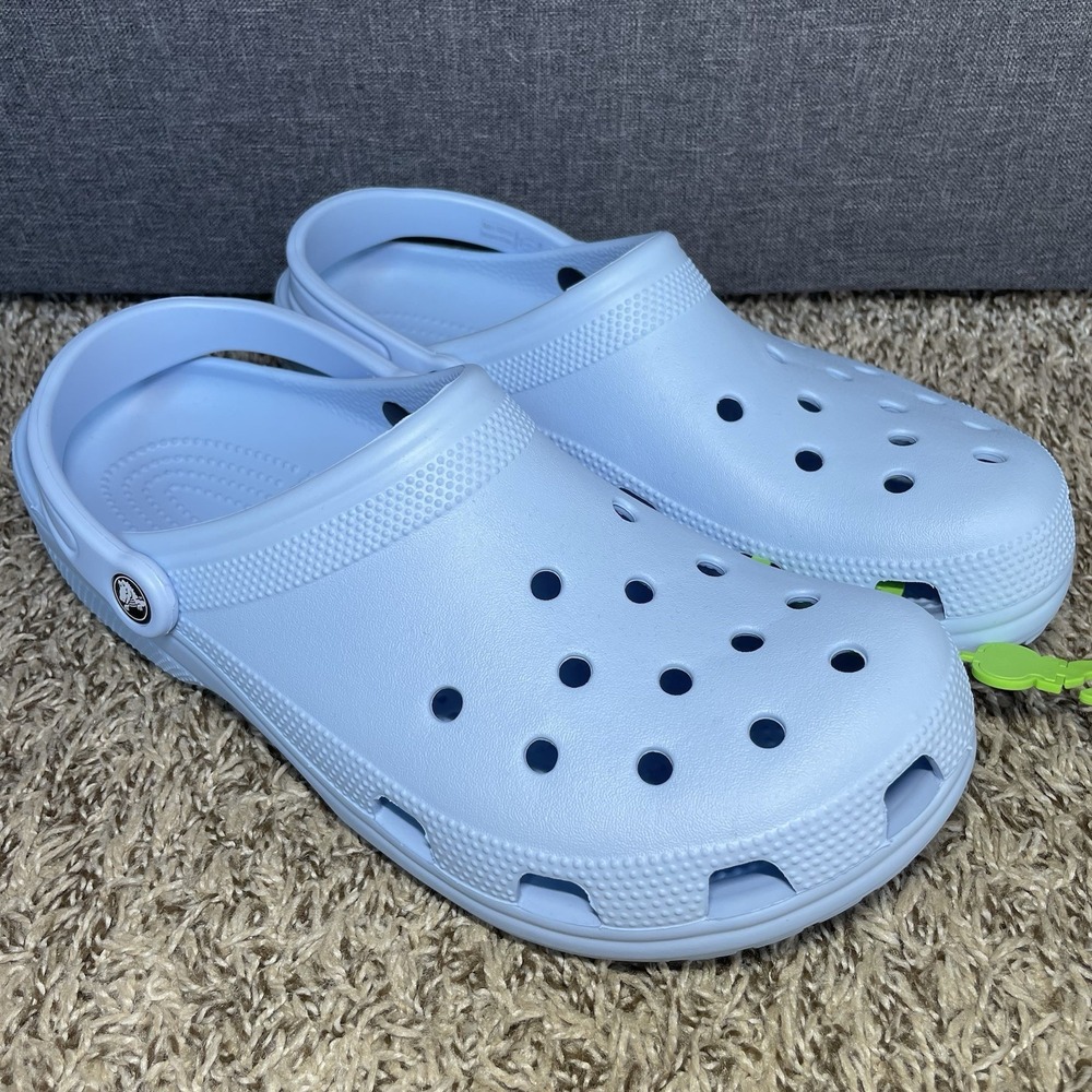 Crocs Classic Clogs Men's Size 12 Unisex-Adults Blue Calcite 10001-4NS NEW